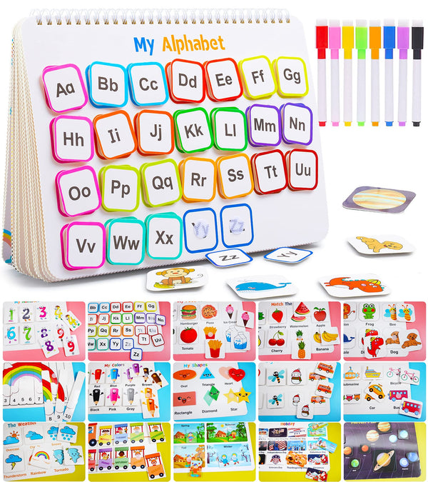 Montessori Busy Book Learning Adventure - 29 Themes Educational Binder alternate